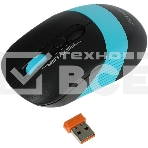 Мышь беспроводная A4Tech Fstyler FG10 черный/синий, 2000 dpi, радиоканал, USB, кнопки - 4, фото8