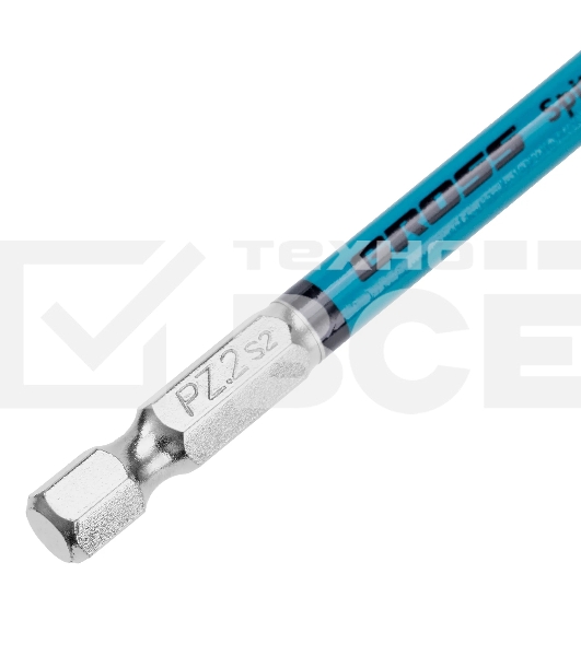 Бита PZ2х90 мм, сталь S2, кругл., 10 шт. Gross