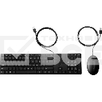 Комплект клавиатура+мышь HP 320MK проводной, USB, чёрный, фото 1
