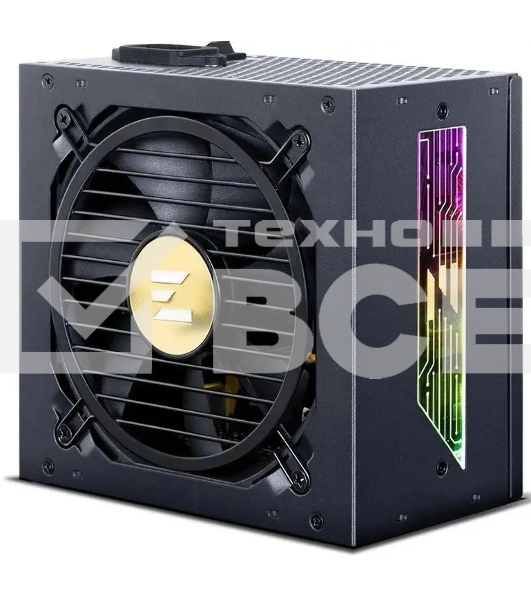 Блок питания Zalman ZM1000-TMX2 VIEW, 1000W, ATX12V v3.0, APFC, 12cm Fan, 80 PLUS Gold Gen5, Full Modular, side ARGb lights, Retail
