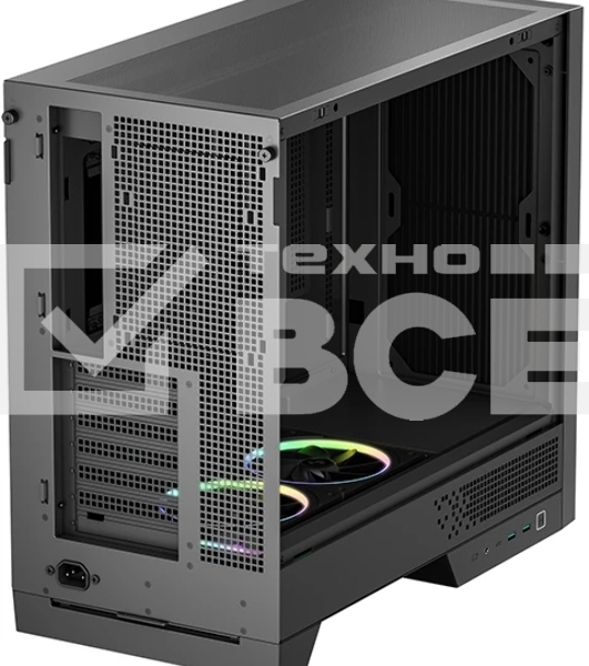 Корпус DeepCool CL600, Midi-Tower, чёрный, 2 x 120 мм