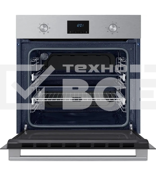 Встраиваемый духовой шкаф электрический Samsung NV68A1145CS/WT нержавеющая сталь