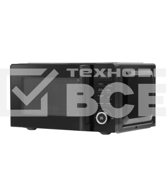 Микроволновая печь Centek CT-1562 черный 20л 700Вт кнопки, поворотный механизм