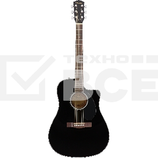 Электроакустическая гитара FENDER CD-60SCE Dread Black WN
