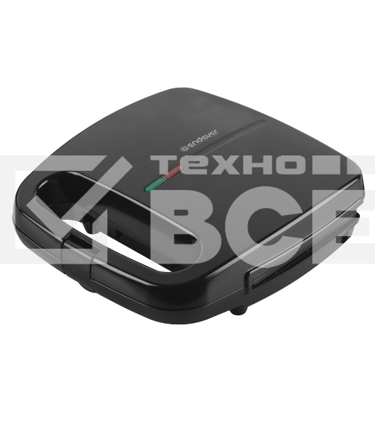 Вафельница Endever Skyline WM-22 черный, 850 Вт, на 2 вафли, автом. терморегулятор, размеры 22,6*22,4 см