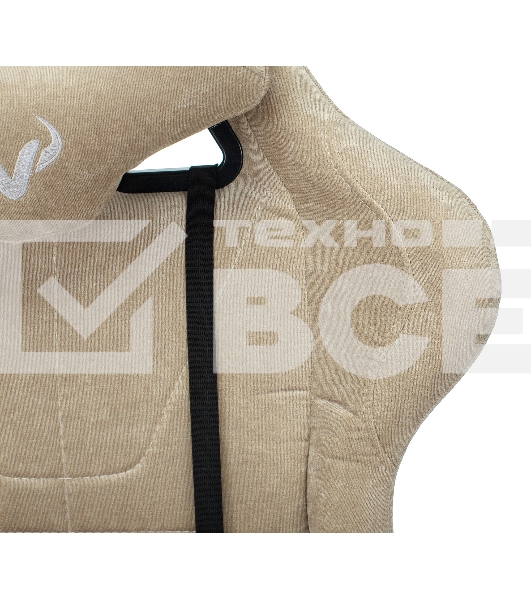 Кресло игровое Бюрократ VIKING KNIGHT LT21 FABRIC песочный крестовина металл/пластик