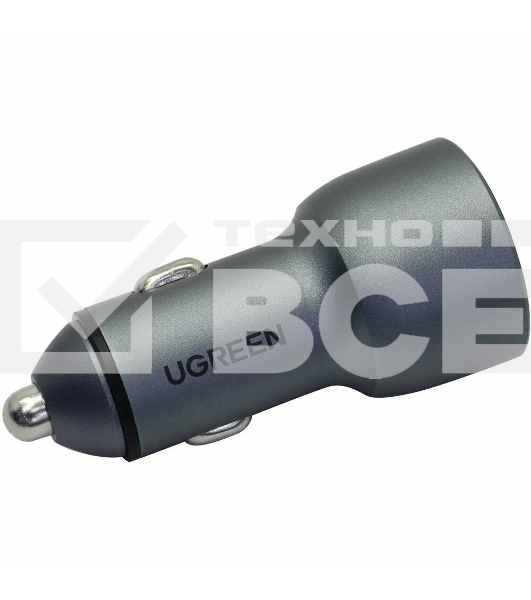Автомобильное зарядное Ugreen CD213-10144 Gray (10144)