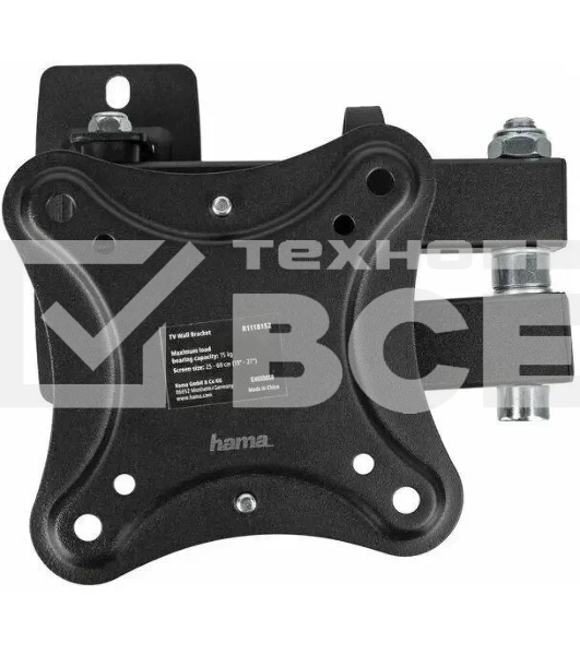 Кронштейн для телевизора Hama Fullmotion черный 10