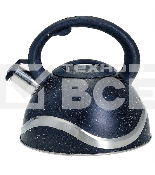 Чайник для плиты со свистком WEBBER BE-0574 3 л черный