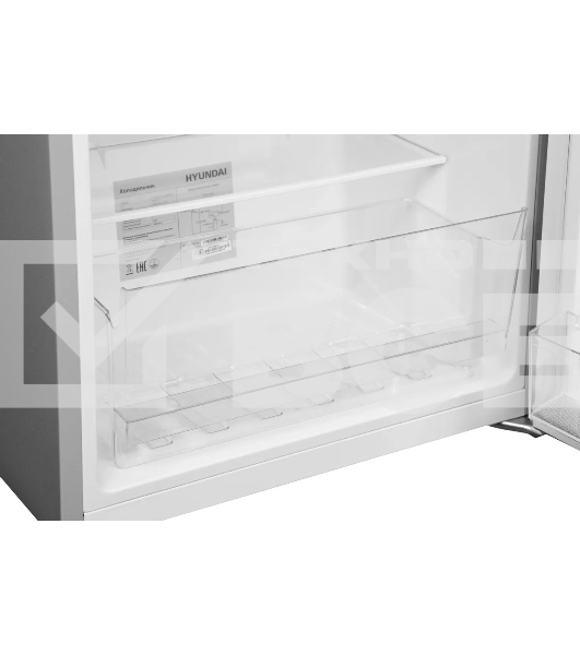 Холодильник Hyundai CO15051A серебристый однокамерный 101/14л морозилка сверху
