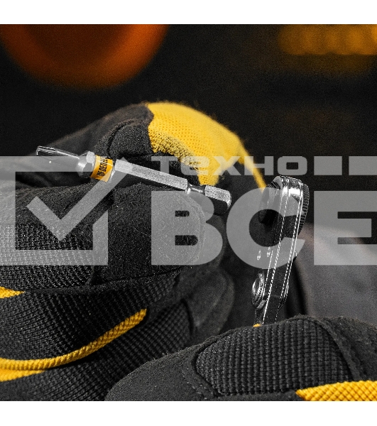 Набор бит Denzel TORX 10х50, сталь S2, шестигранный профиль, 10 шт.