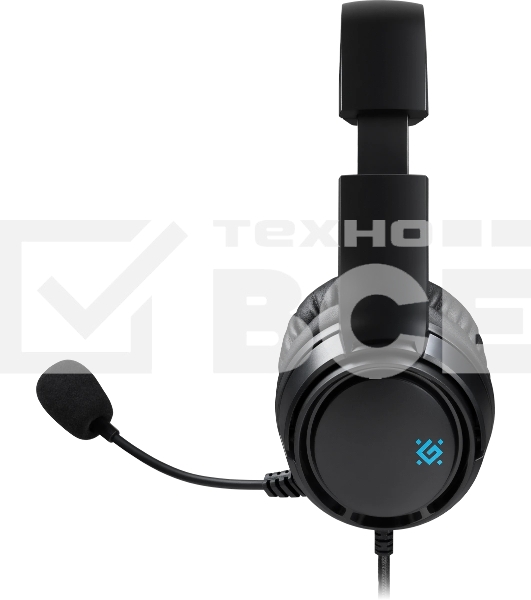 Гарнитура проводная игровая Defender Abyss черный, провод 2 м