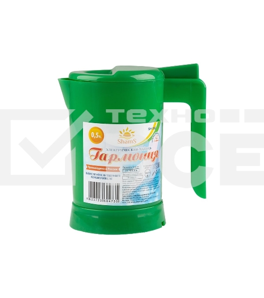 Чайник электрический SHAMS SH-002 зеленый (105480)