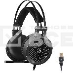 Гарнитура проводная с микрофоном A4Tech G530 черный/серый 1.8м мониторы оголовье, фото14