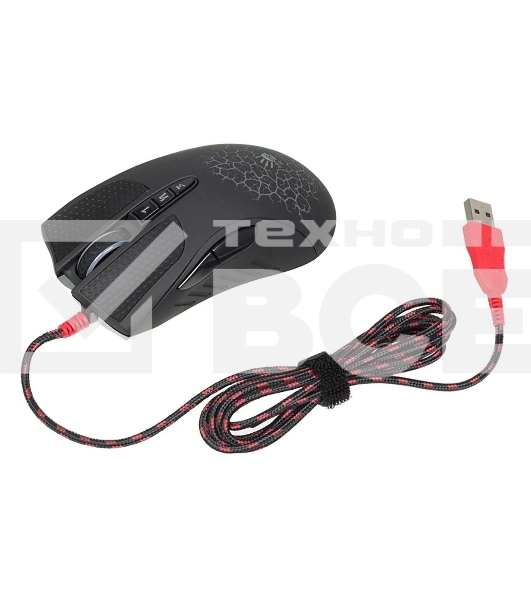 Мышь проводная A4Tech Bloody AL90 Blazing черный, 12000 dpi, USB, кнопки - 8