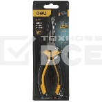 Удлиненные плоскогубцы Deli DL0101 160 мм, двухкомпонентная прорезиненная рукоять, фото2