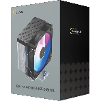 Кулер для процессора Ocypus Gamma A40 BK ARGB Digital, 100мм ARGB FAN, Top Display Panel, 4 HEAT PIPES, 4-PIN PWM, 600-2400 RPM, 29.5DBA, HYDRO BEARING, LGA115X/1200/1700/18XX, AM4/AM5, фото2