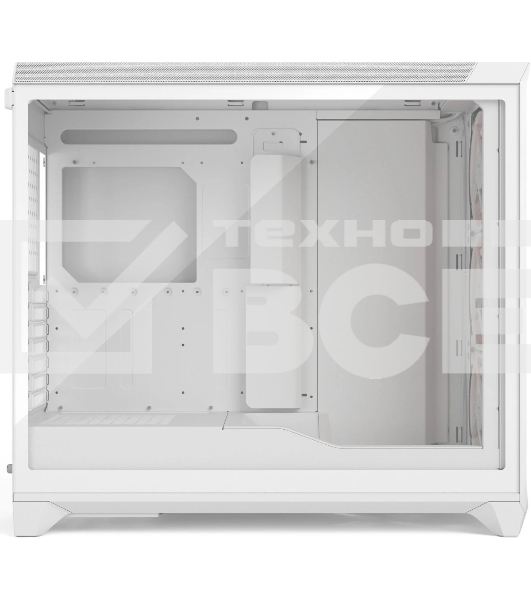 Корпус Fractal Design Meshify 3 XL White RGB TG Clear Tint, Midi-Tower, белый, 3 x 140 мм