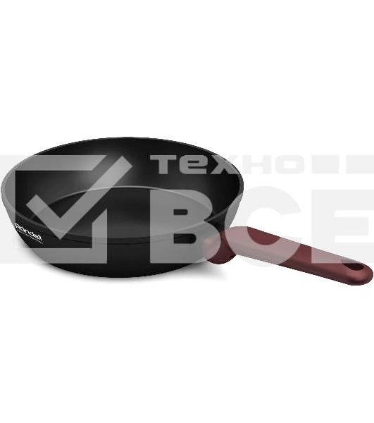 Сковорода Rondell Bojole RDA-2025 круглая 28см покрытие: Xylan Plus ручка несъемная (без крышки) черный