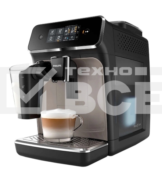 Кофемашина автоматическая Philips EP2235/40 черный, исп. кофе - зерновой, 1.8 л, 1500 Вт, 15 Бар.