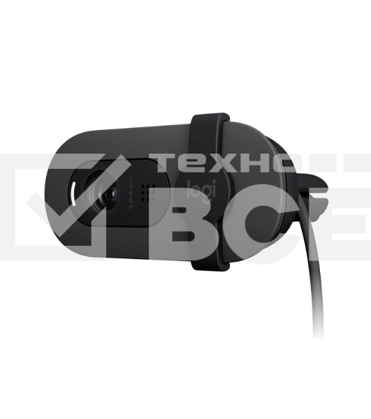 Веб-камера Logitech Webcam Brio 100, 1920x1080, GRAPHITE, защитная шторка, 960-001585