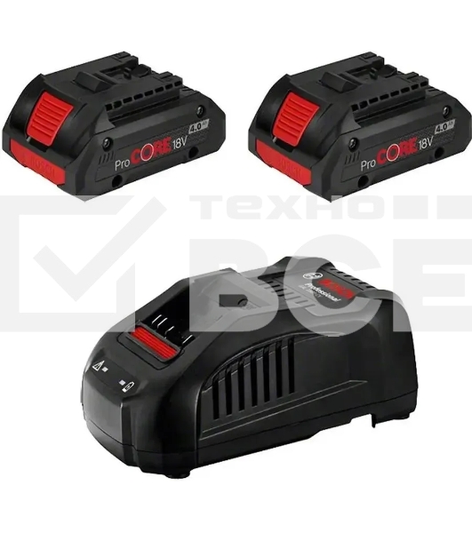 Батарея аккумуляторная Bosch ProCORE 18В 4Ач Li-Ion (З/У в компл.) (1600A016GF)