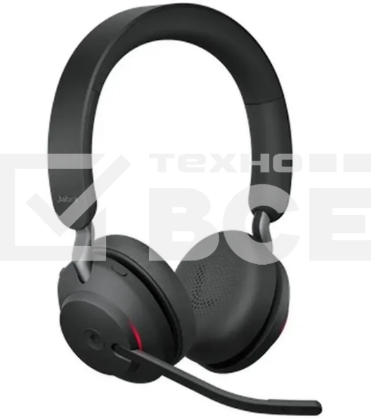 Гарнитура беспроводная Jabra Evolve2 65, Link380a MS Stereo черный