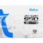 Накопитель SSD Netac N600S, 256GB, SATA III, 2.5