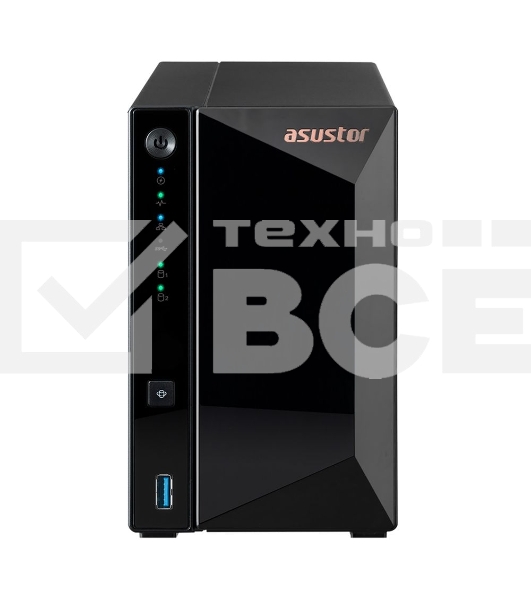 Система хранения данных ASUSTOR AS3302T V2/ASUSTOR/2 BAY/EU