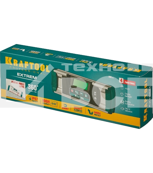 Уровень-уклономер электронный Kraftool EXTREM 34686