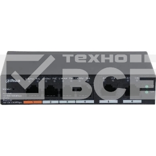 Коммутатор Dahua DH-CS4006-4GT-60 (L2) 4x1Гбит/с 2xКомбо(1000BASE-T/SFP) 60W управляемый