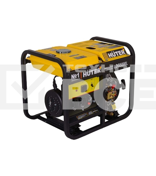 Электрогенератор дизельный Huter LDG 5000L, 3.3 кВт, 82 дБ, 68.7 кг