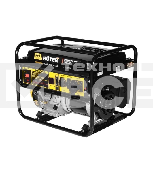 Электрогенератор бензиновый Huter DY8000L, 6.5 кВт, 91 дБ, 69.8 кг