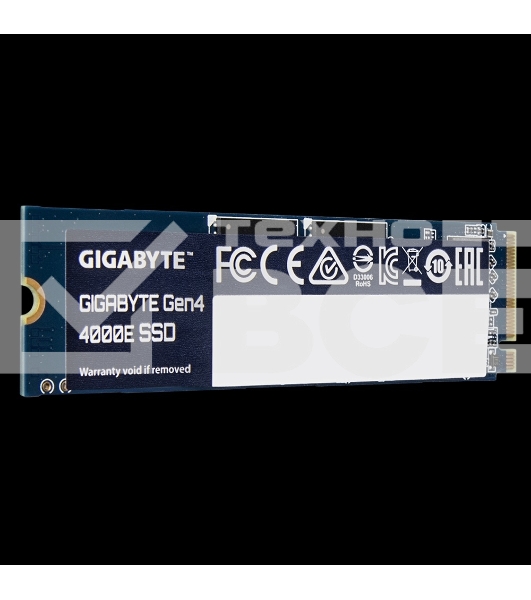 Накопитель SSD GIGABYTE Gen4 4000E, 250Gb, M.2 2280, PCIe 4.0 x4, NVMe, R/W 3500/1800