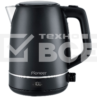 Чайник электрический Pioneer KE568M 2200 Вт, 1.7 л, черный