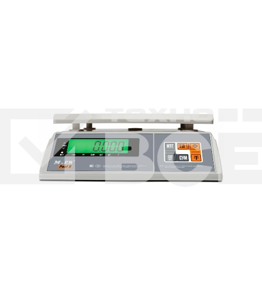 Весы фасовочные Mertech M-ER 326AFU-15.1 LCD (3060) белый, до 15 кг