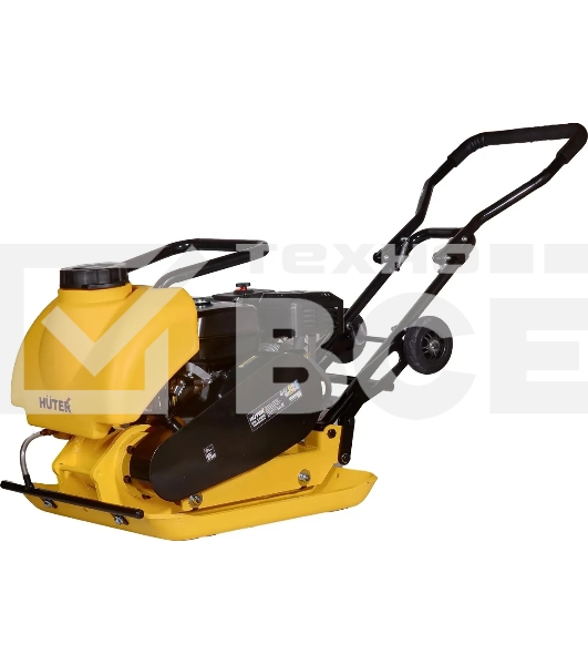 Виброплита бензиновая Huter VP-110W 13.3 л, 4780 Вт 6.5 л.с., 25 кН, подошва 580х500 мм, 1150 м²/ч, 105 дБ