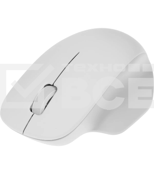 Мышь беспроводная Xiaomi Wireless Mouse Comfort Edition белый, 1200 dpi, радиоканал, USB, кнопки - 3