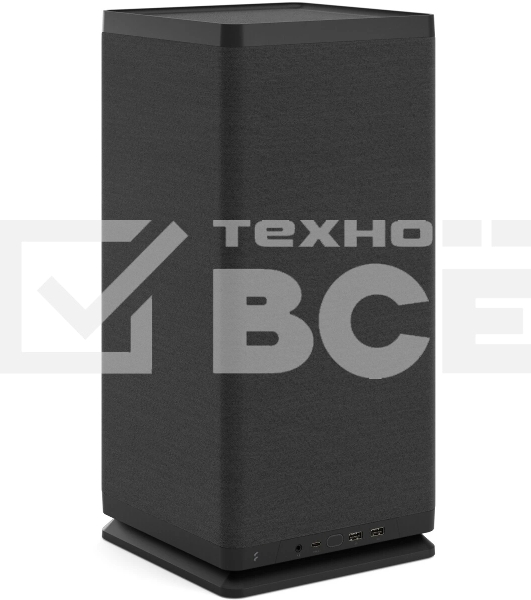 Компьютерный корпус без блока питания Fractal Design Mood, Mini-Tower, 1x180мм, 2xUSB-A 3.0 + 1xUSB 3.2 Type-C, SFX PSU Support, mITX черный