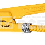 Трубный рычажный ключ №1 с прямыми губками Deli DL105140 315мм, раскрытие губок 0-40мм, сталь Cr-V, фото6