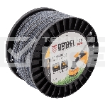Леска для триммера Denzel двухкомпонентная витой квадрат, 4,0мм х 106м, на DIN катушке EXTRA CORD, фото2
