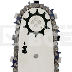 Пила цепная бензиновая Denzel DGS-5218, шина 45 см, 52см3, 3,5 л.с., шаг 0,325, паз 1,5 мм,, фото9