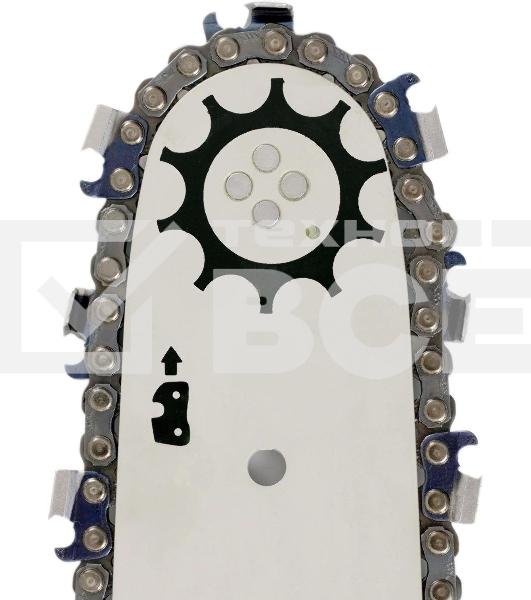 Пила цепная бензиновая Denzel DGS-5218, шина 45 см, 52см3, 3,5 л.с., шаг 0,325, паз 1,5 мм,