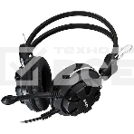 Наушники с микрофоном A4Tech HS-28 черный 1.8м мониторы оголовье (HS-28 (BLACK)), фото2