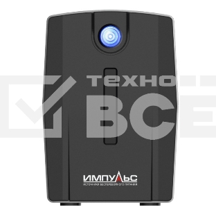 Источник бесперебойного питания Импульс ЮНИОР СМАРТ 800, 800/480 ВА/Вт, LED, USB, SCHUKOx2
