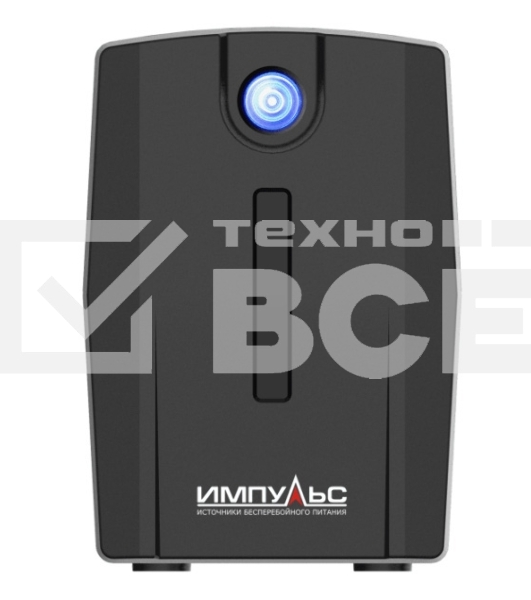 Источник бесперебойного питания Импульс ЮНИОР СМАРТ 800, 800/480 ВА/Вт, LED, USB, SCHUKOx2