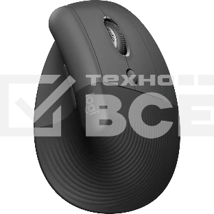 Мышь беспроводная Logitech Lift графитовый, 4000 dpi, радиоканал, Bluetooth, USB, кнопки - 6