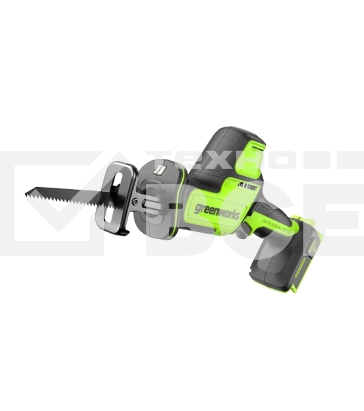 Пила сабельная аккумуляторная GreenWorks GPT-CRS-25, 24V, бесщеточная, без АКБ и ЗУ  (1200507)