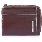 Чехол для кредитных карт Piquadro Blue Square PP4822B2R/MO, натур.кожа, коричневый, фото 1