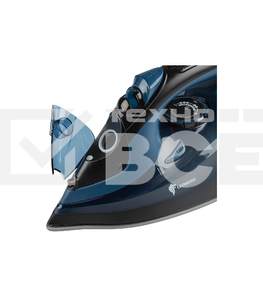 Утюг LEONORD LE-1801 черно-синий (3000 Вт, пар, спрей, пар. удар, самооч.,керамическая подошва)